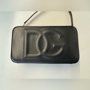 Small Calfskin DG Logo Camera Bag